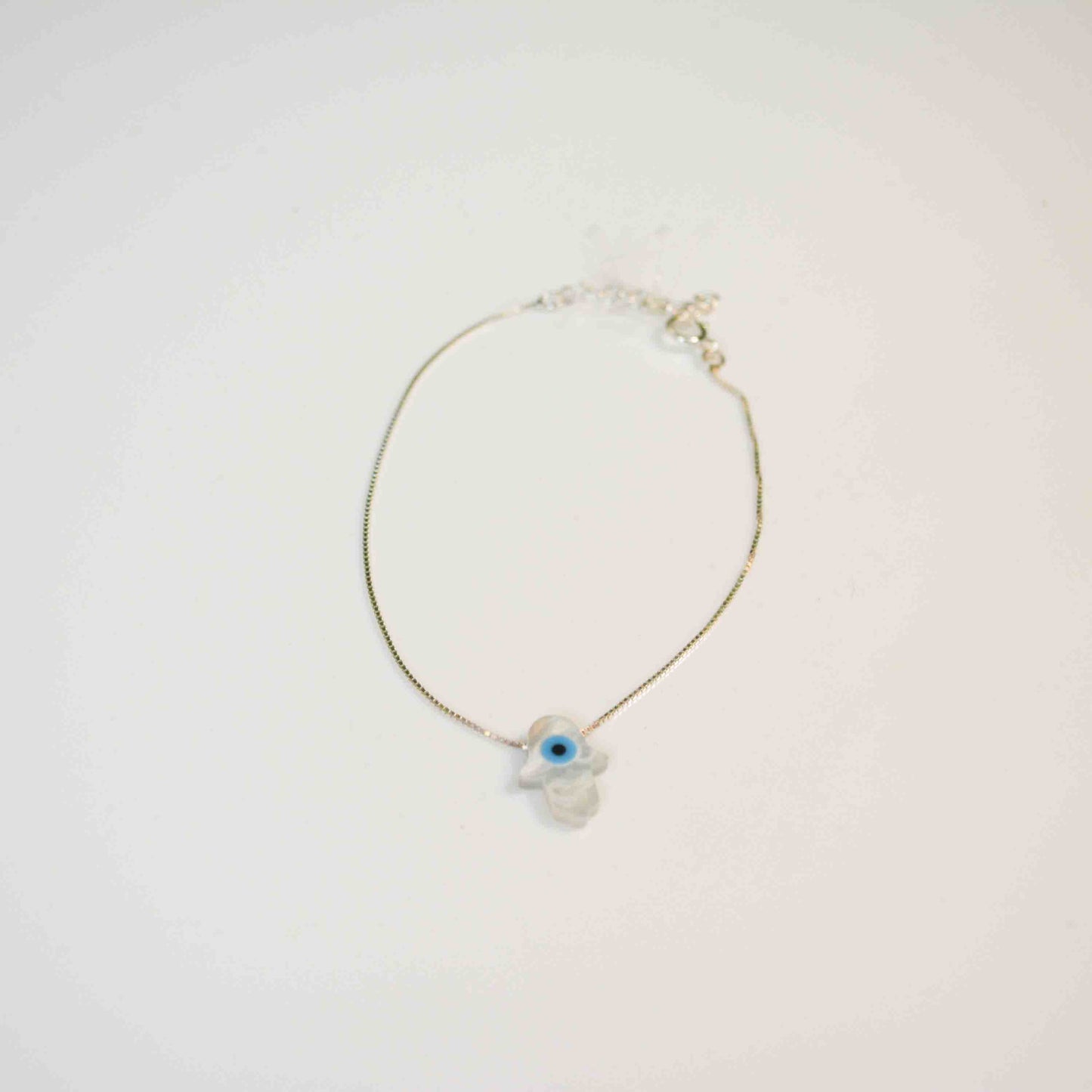 Hamsa Hand Mother of Pearl Bracelet
