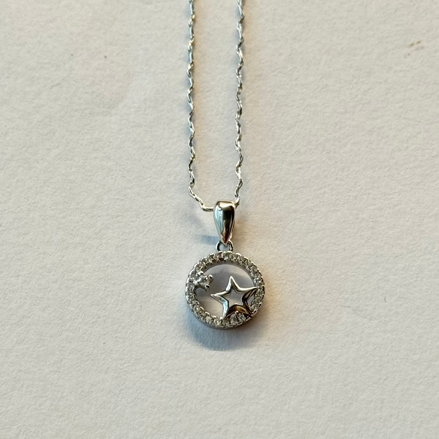 Star in a Cirlce Pendant