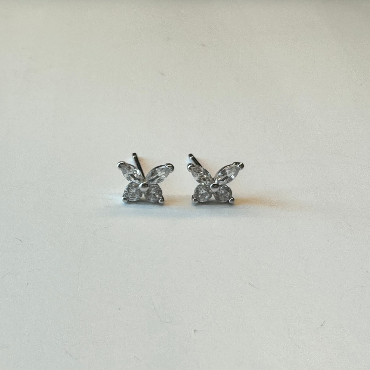 Iced Butterfly Studs