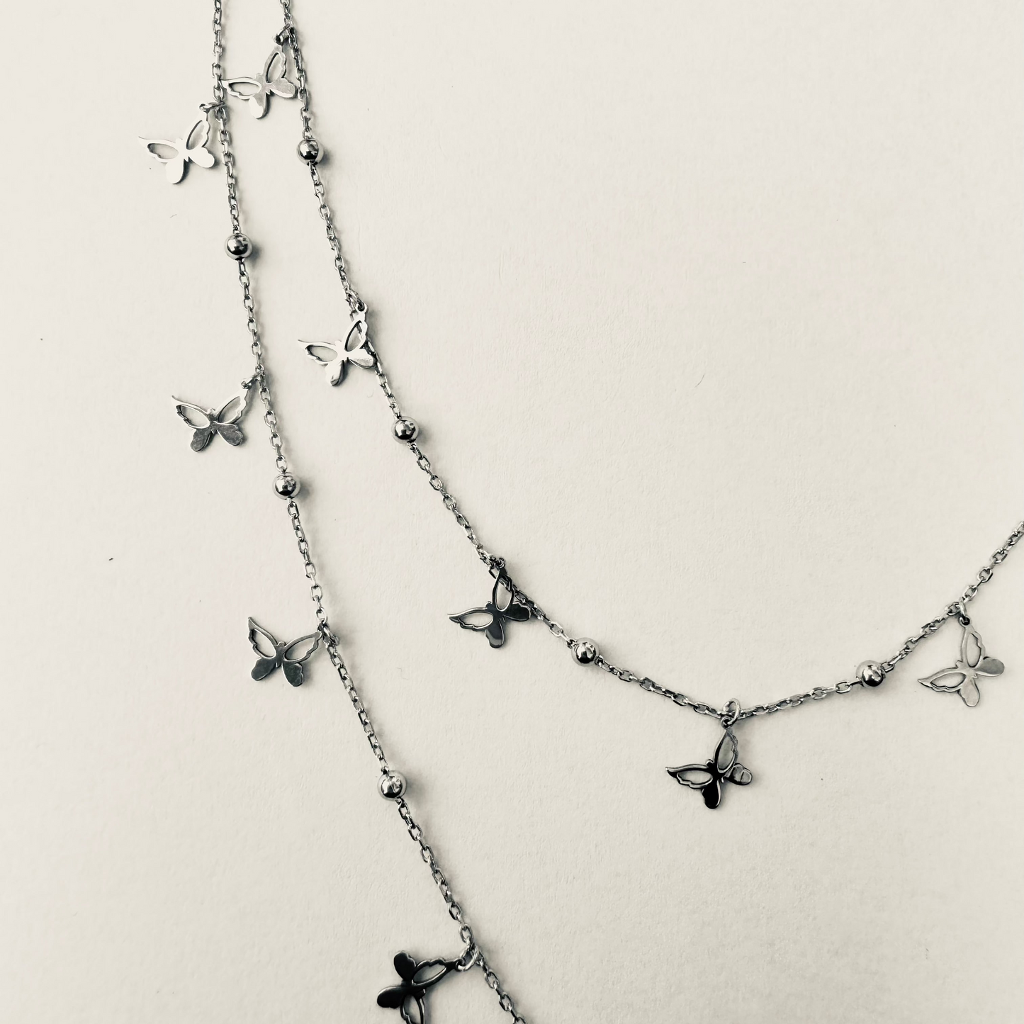 Butterfly layered Necklace