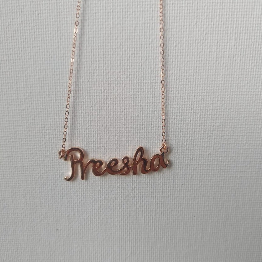 Customized Laser Cut Name Chain