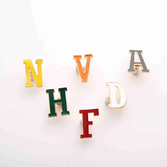 Alphabet Letter Lapel Pin